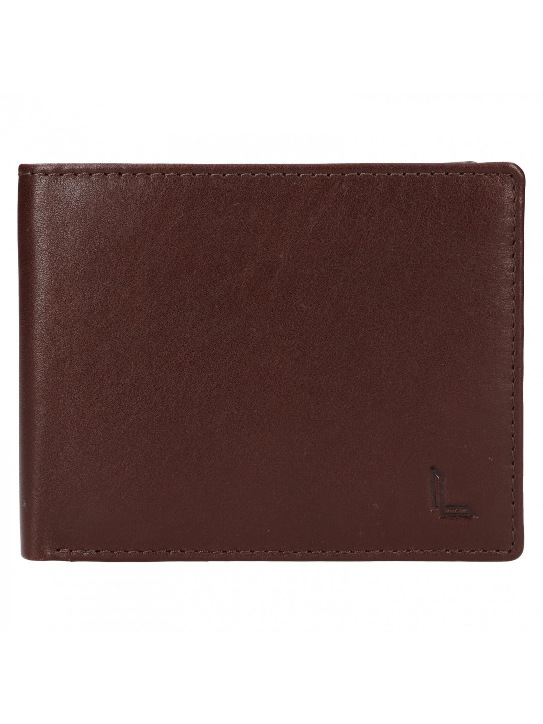 Pánská kožená peněženka Lagen Asher – hnědá